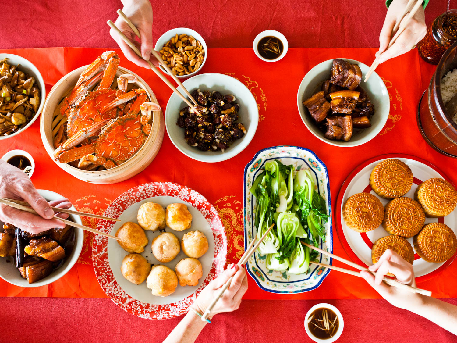 Moon Festival Feast - Delicious!