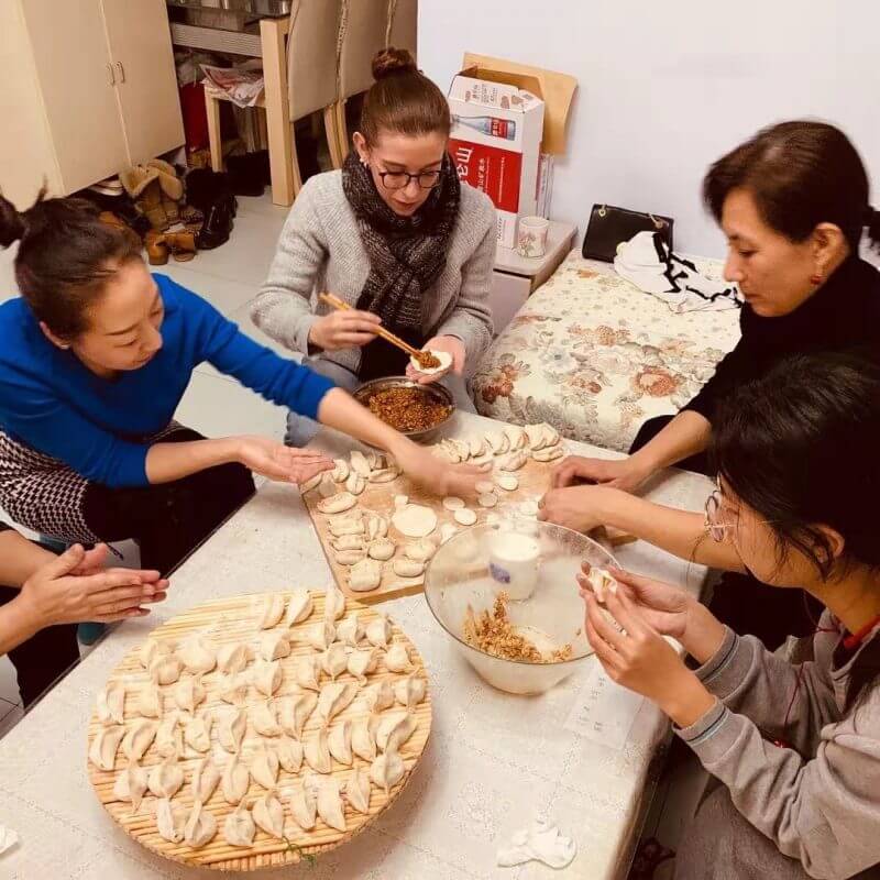 Making Jiaozi in Chengde