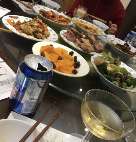 New Year`s dinner