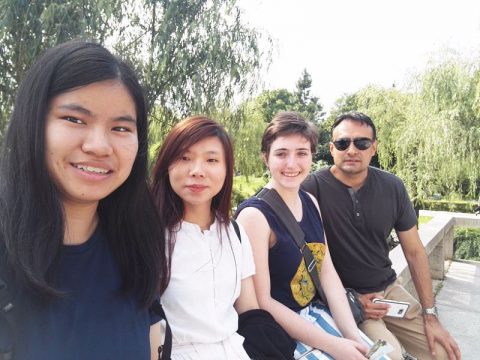 LTL Students and staff in the "Humble Administrators Garden" in Suzhou 