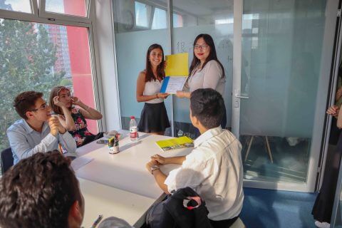 Graduation Day - Maria picks up her certificate!